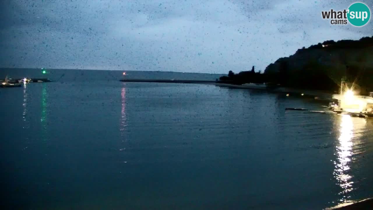 Webcam Sistiana – Vue sur la marina et la baie