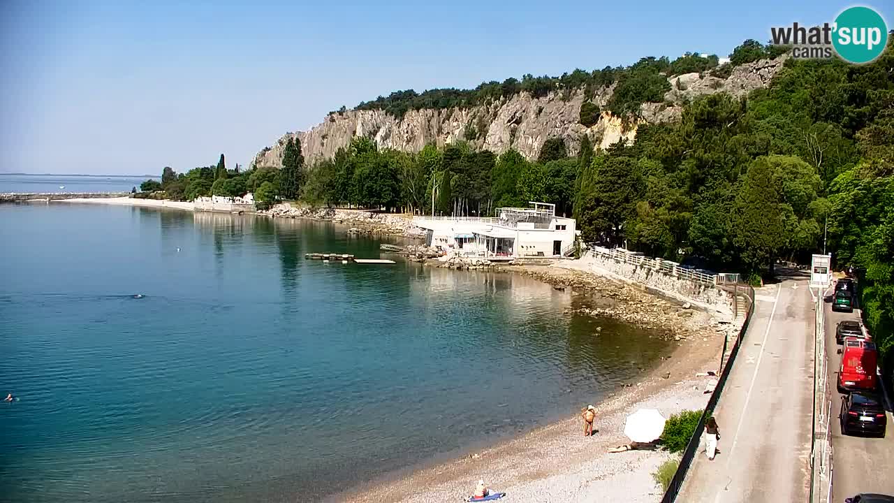 Webcam Sistiana – Vista sulla marina e sulla baia