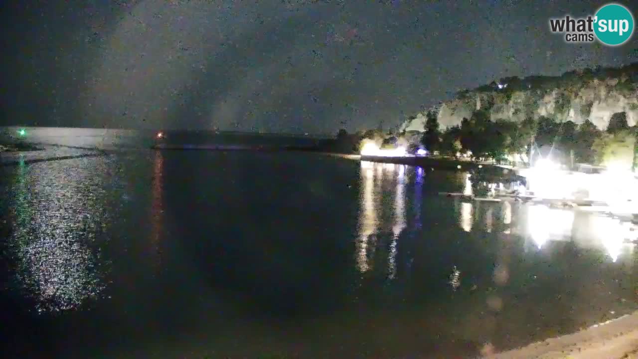 Webcam Sistiana – Vista sobre la marina y la bahía
