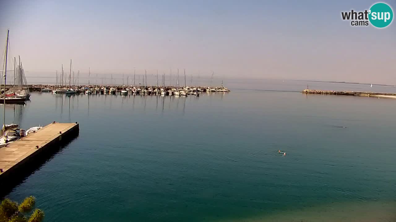 Webcam Sistiana – Vue sur la marina et la baie