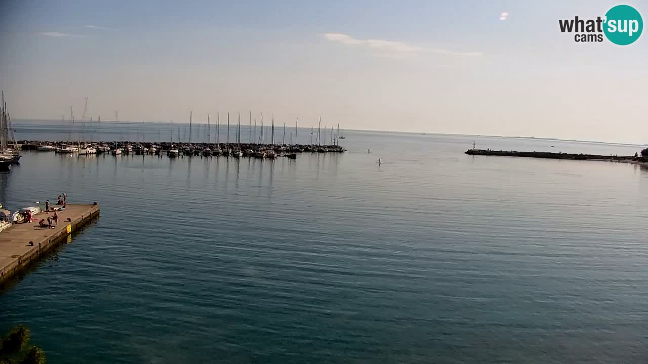 Webcam Sistiana – Vue sur la marina et la baie