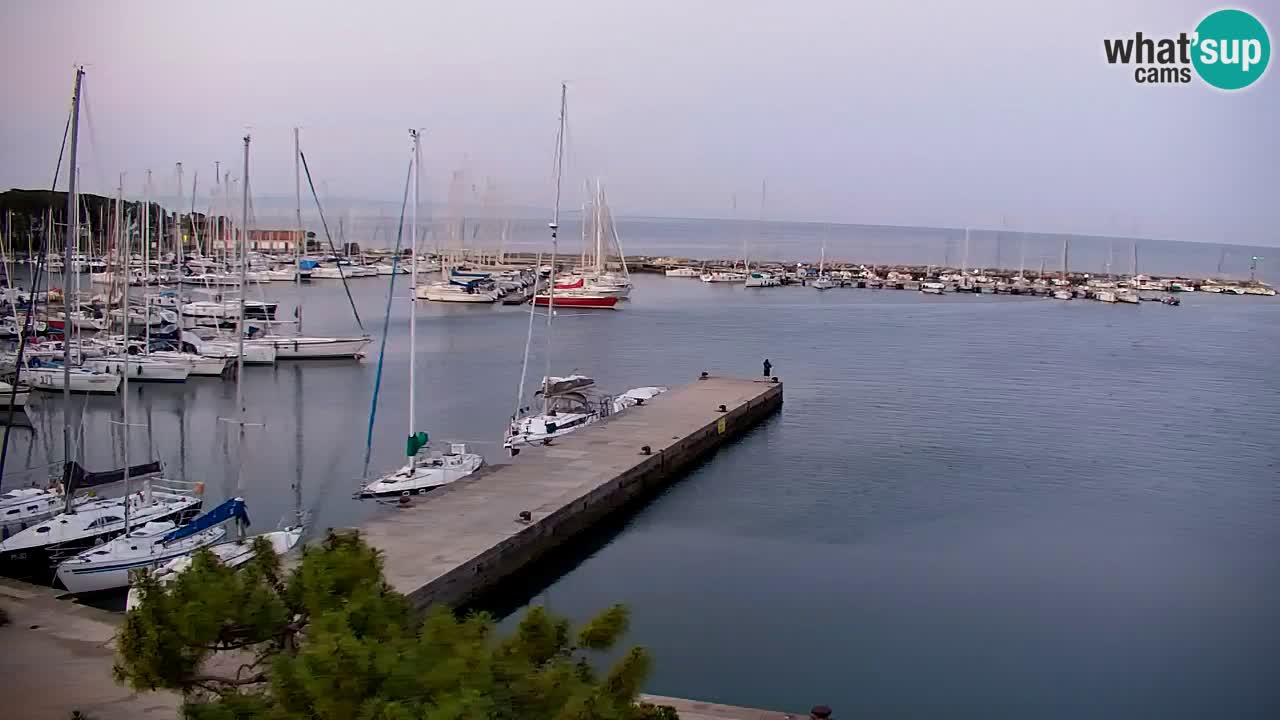 Webcam Sistiana – Vue sur la marina et la baie