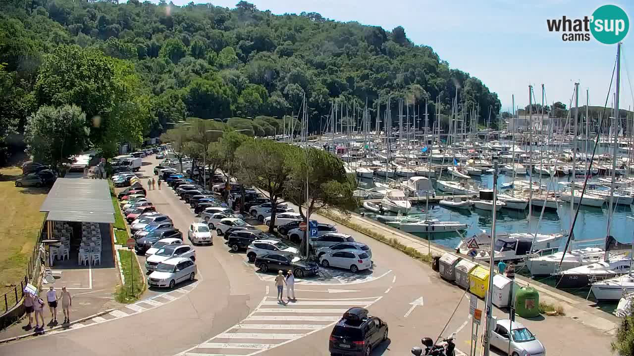 Webcam Sistiana – Vue sur la marina et la baie