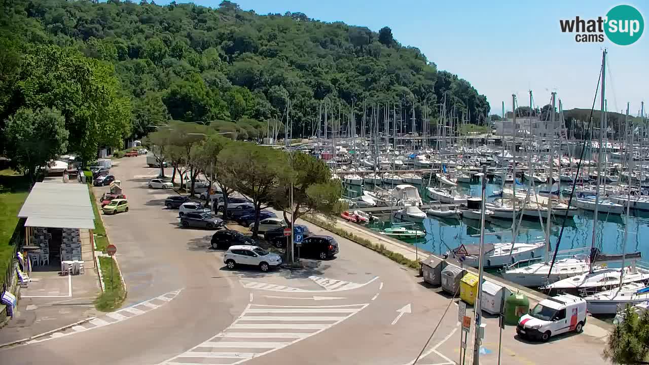 Webcam Sistiana – Vista sobre la marina y la bahía