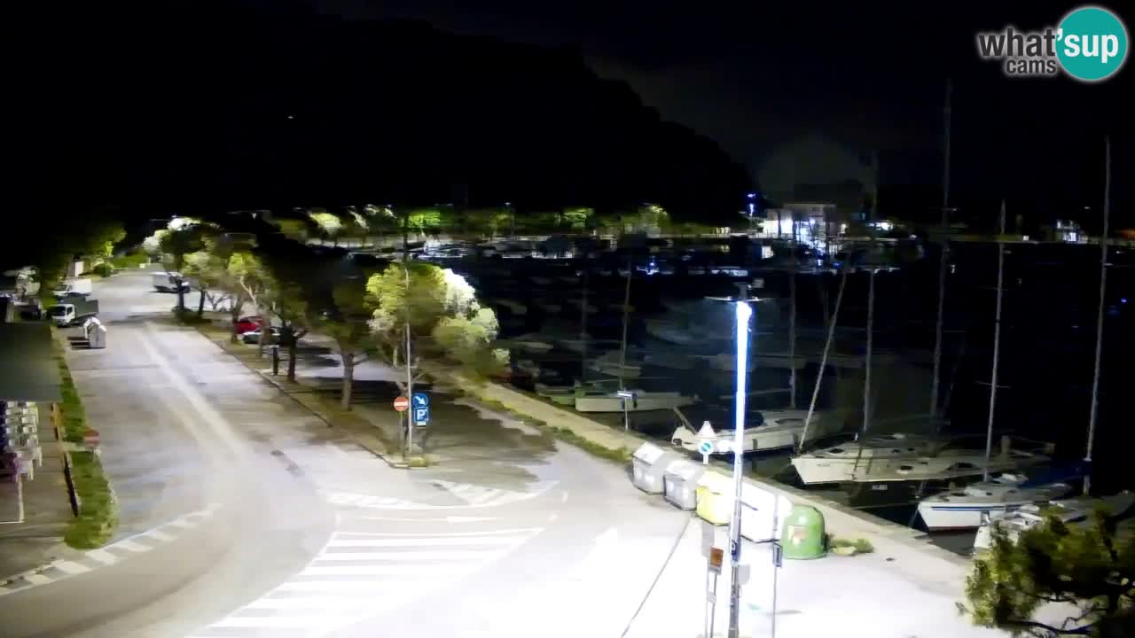 Webcam Sistiana – Vue sur la marina et la baie