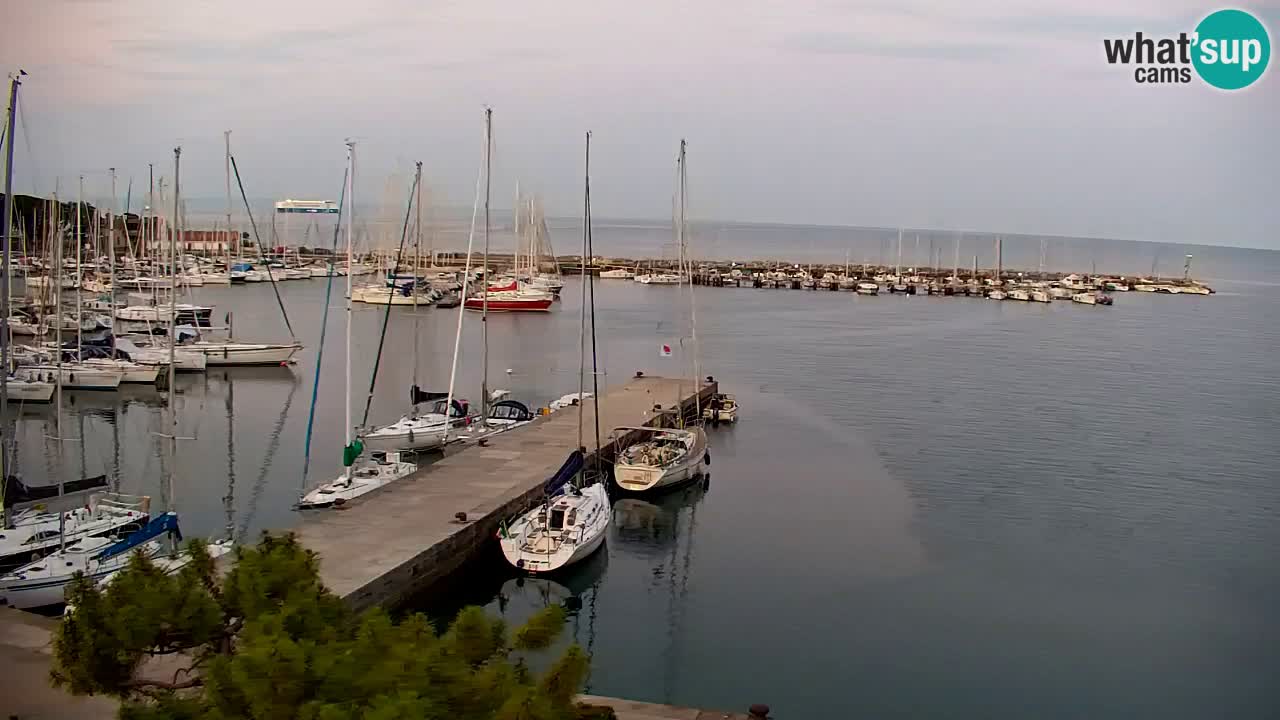 Webcam Sistiana – Blick auf Marina und Bucht