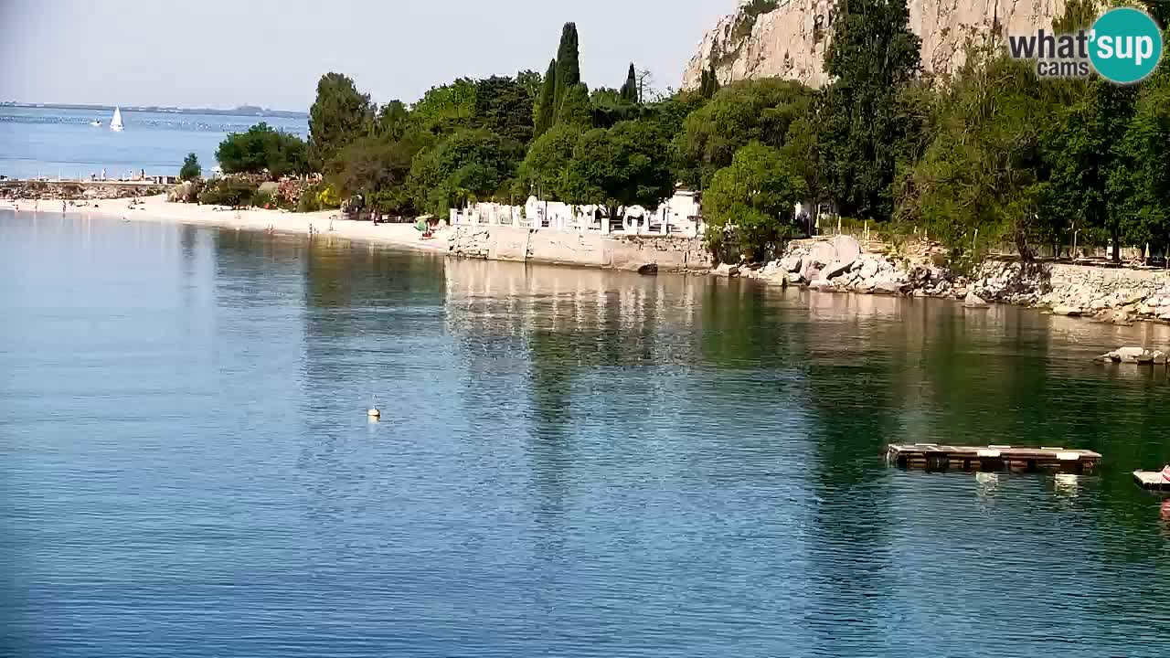 Webcam Sistiana – Vue sur la marina et la baie