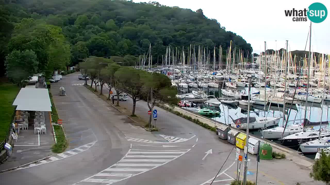 Webcam Sistiana – Blick auf Marina und Bucht