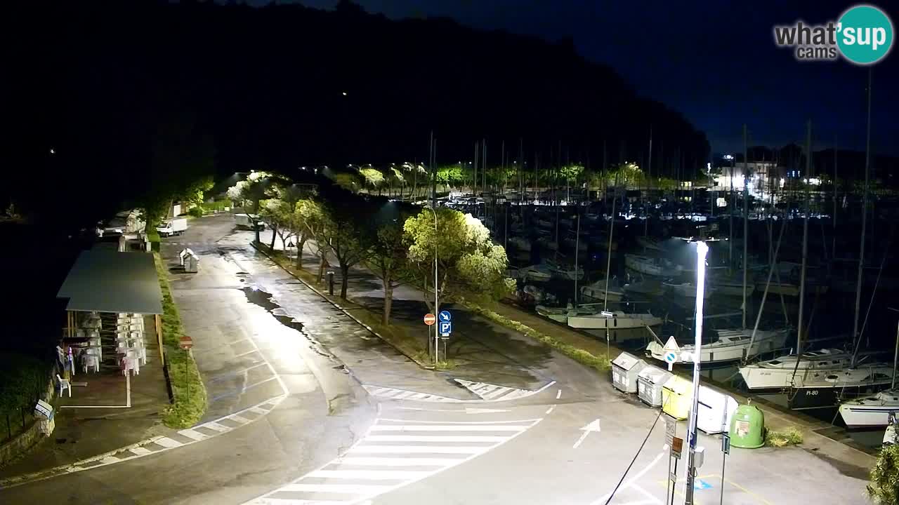 Webcam Sistiana – Vista sobre la marina y la bahía