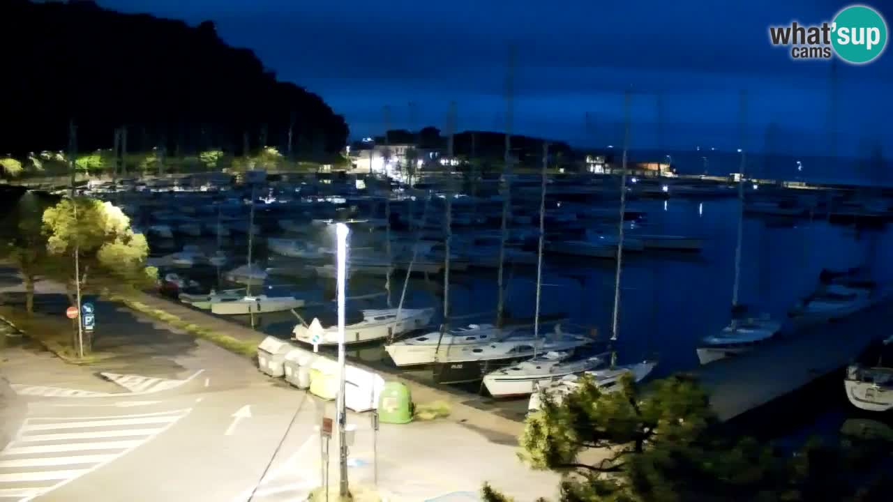 Webcam Sistiana – Vue sur la marina et la baie
