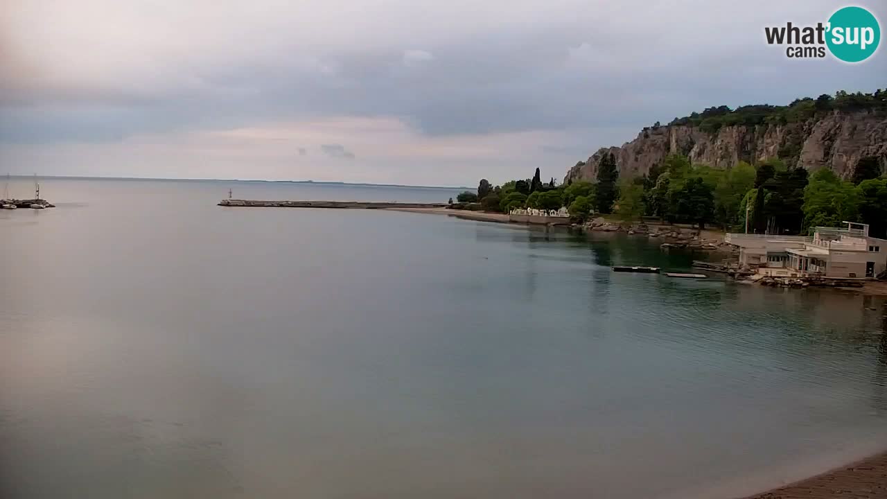 Spletna kamera Sesljan (Sistiana) – Pogled na marino in zaliv