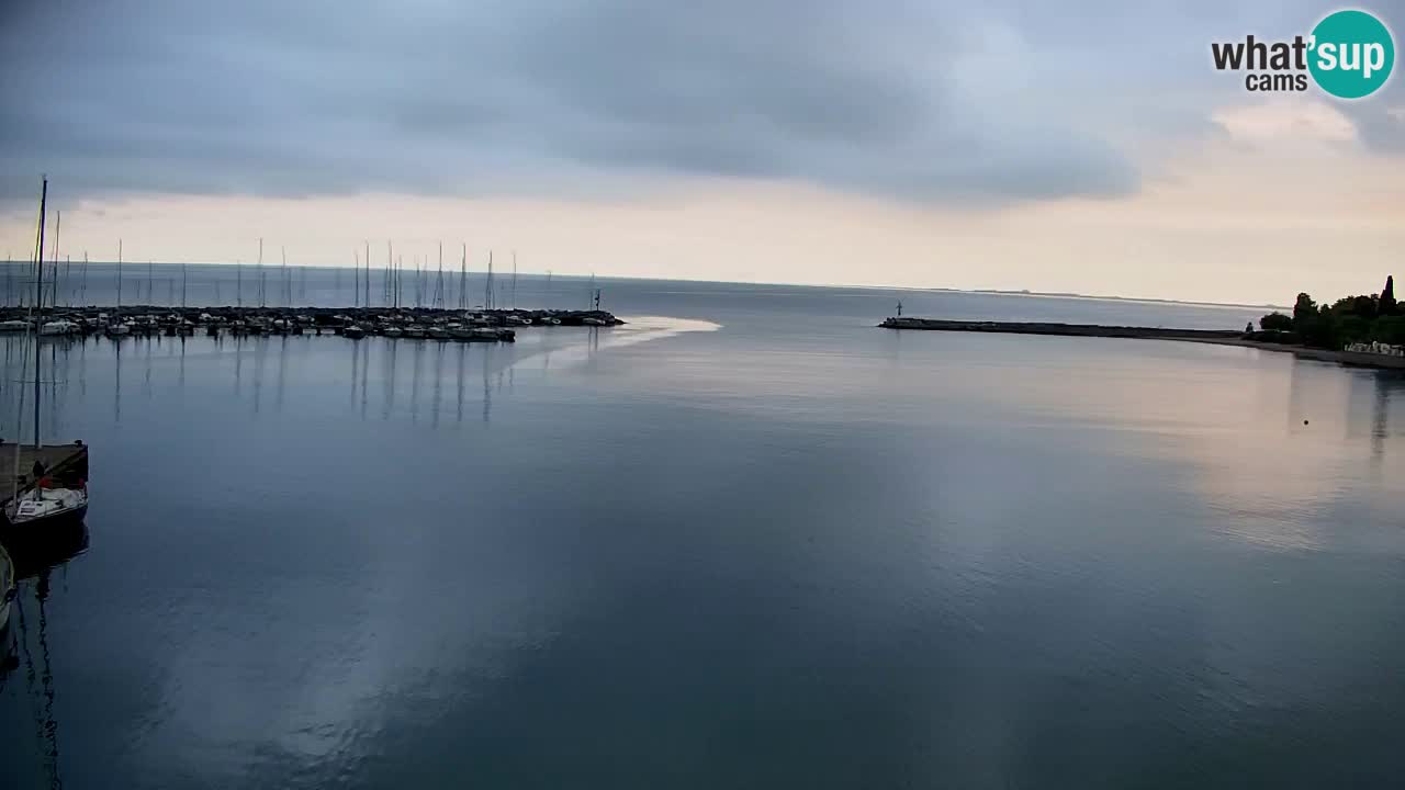 Webcam Sistiana – Vue sur la marina et la baie