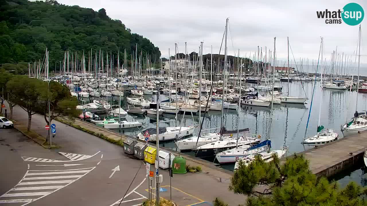 Webcam Sistiana – Blick auf Marina und Bucht