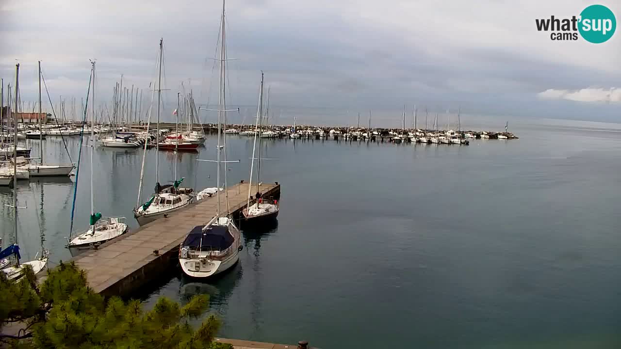 Webcam Sistiana – Blick auf Marina und Bucht