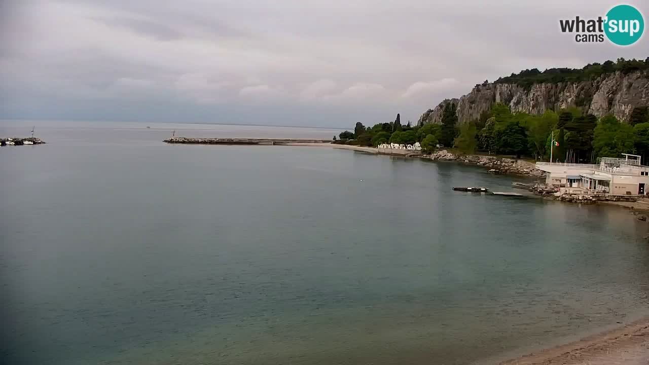 Webcam Sistiana – Vue sur la marina et la baie