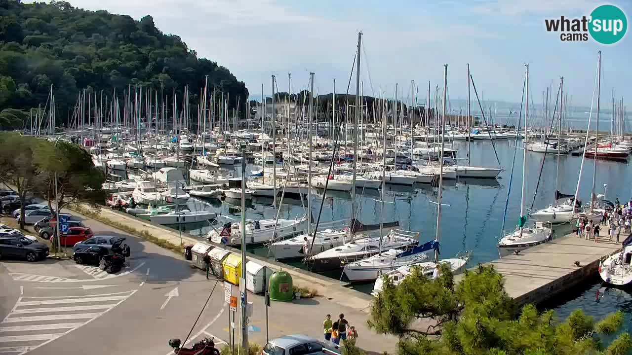 Webcam Sistiana – Vista sobre la marina y la bahía