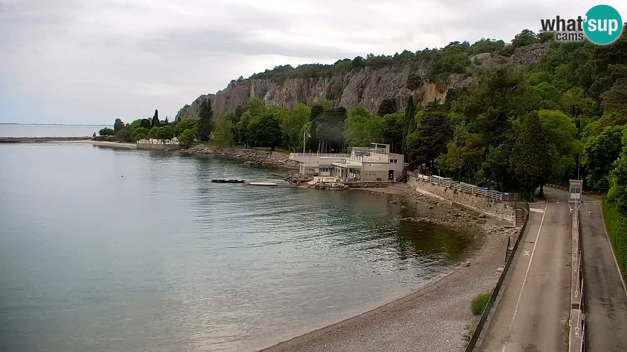 Spletna kamera Sesljan (Sistiana) – Pogled na marino in zaliv