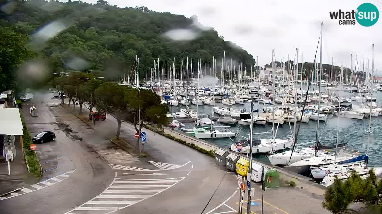 Webcam Sistiana – Vue sur la marina et la baie