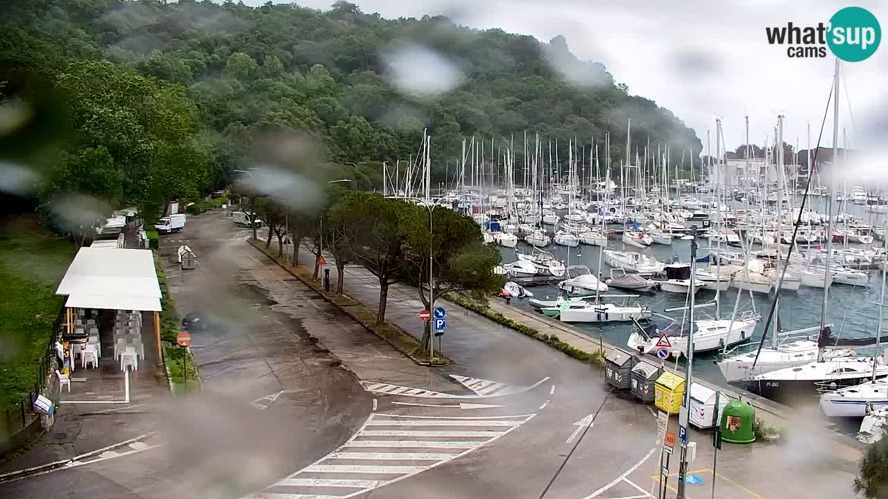 Webcam Sistiana – Blick auf Marina und Bucht