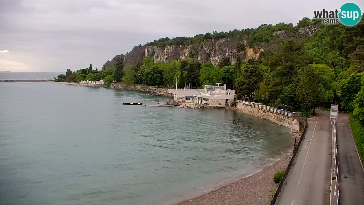 Webcam Sistiana – Vista sulla marina e sulla baia