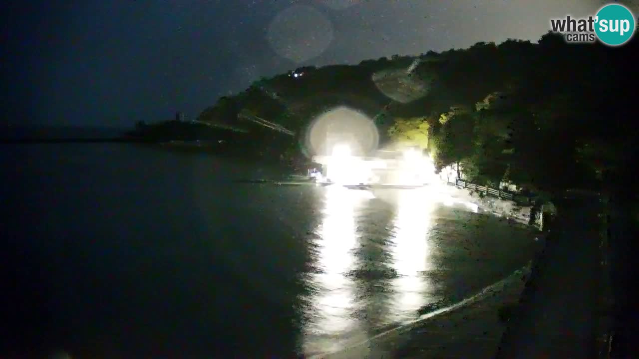 Webcam Sistiana – Vista sobre la marina y la bahía