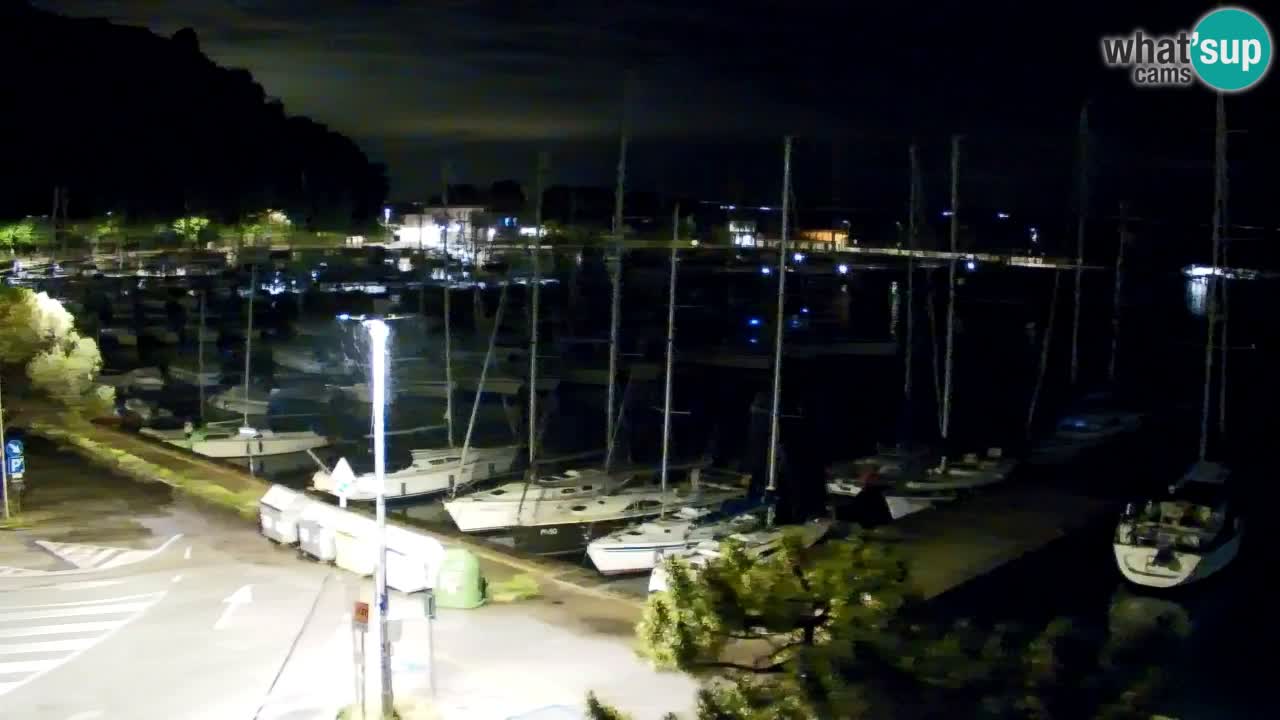 Webcam Sistiana – Vue sur la marina et la baie