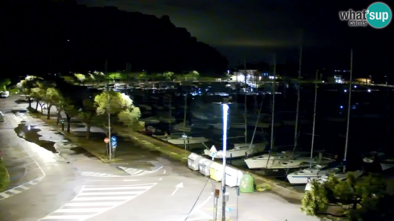 Webcam Sistiana – Vista sobre la marina y la bahía