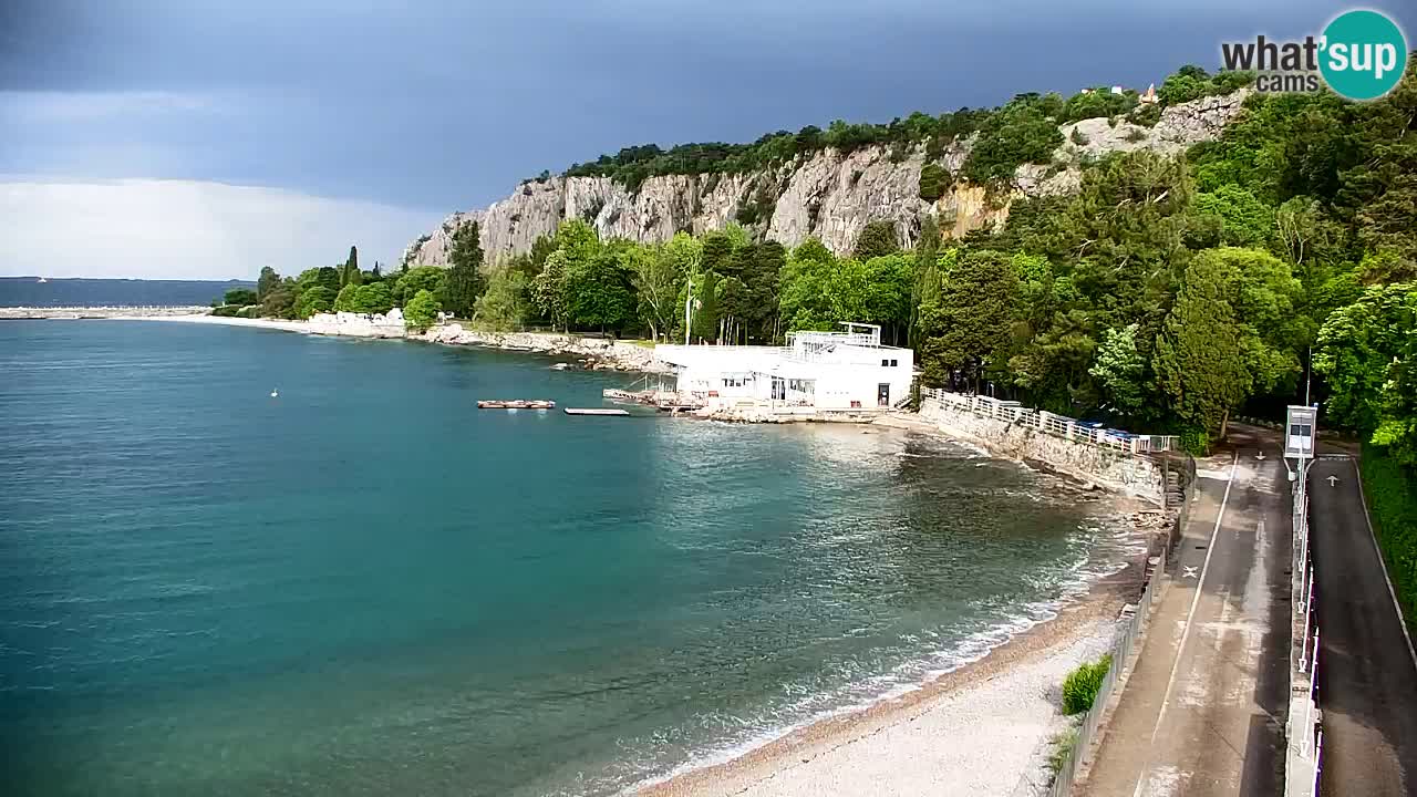 Webcam Sistiana – Pogled na marinu i zaljev