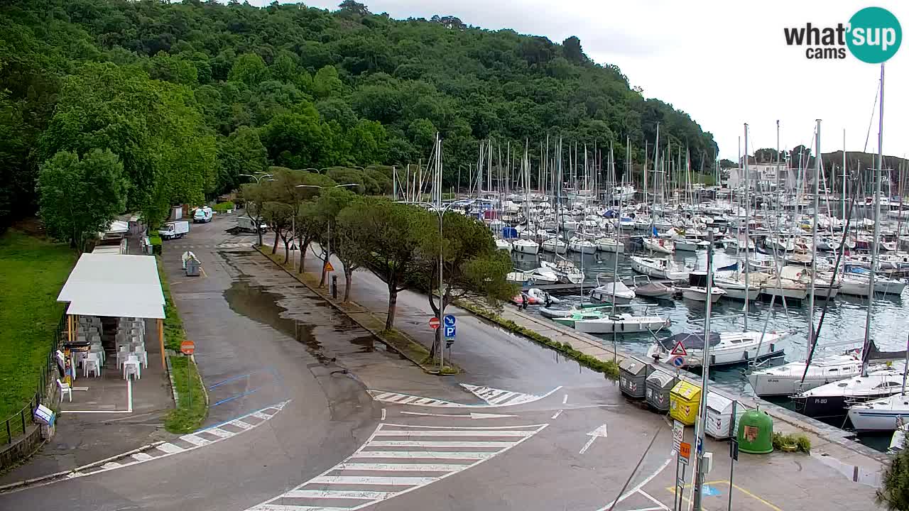 Webcam Sistiana – Vista sulla marina e sulla baia