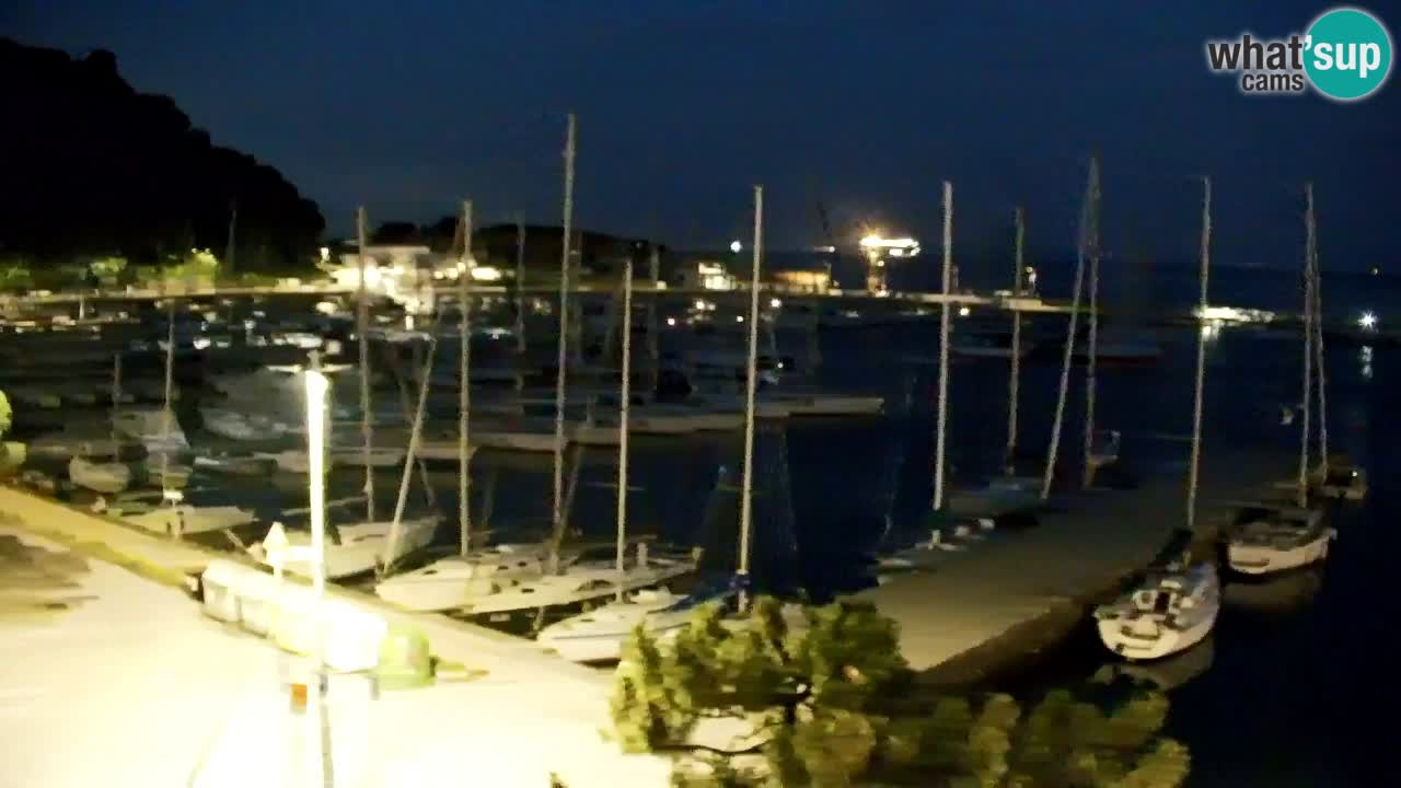 Spletna kamera Sesljan (Sistiana) – Pogled na marino in zaliv