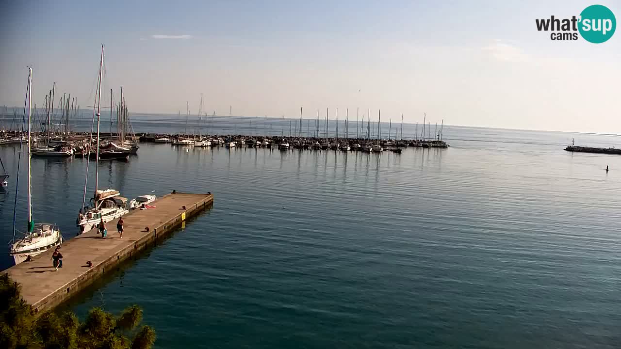 Webcam Sistiana – Blick auf Marina und Bucht