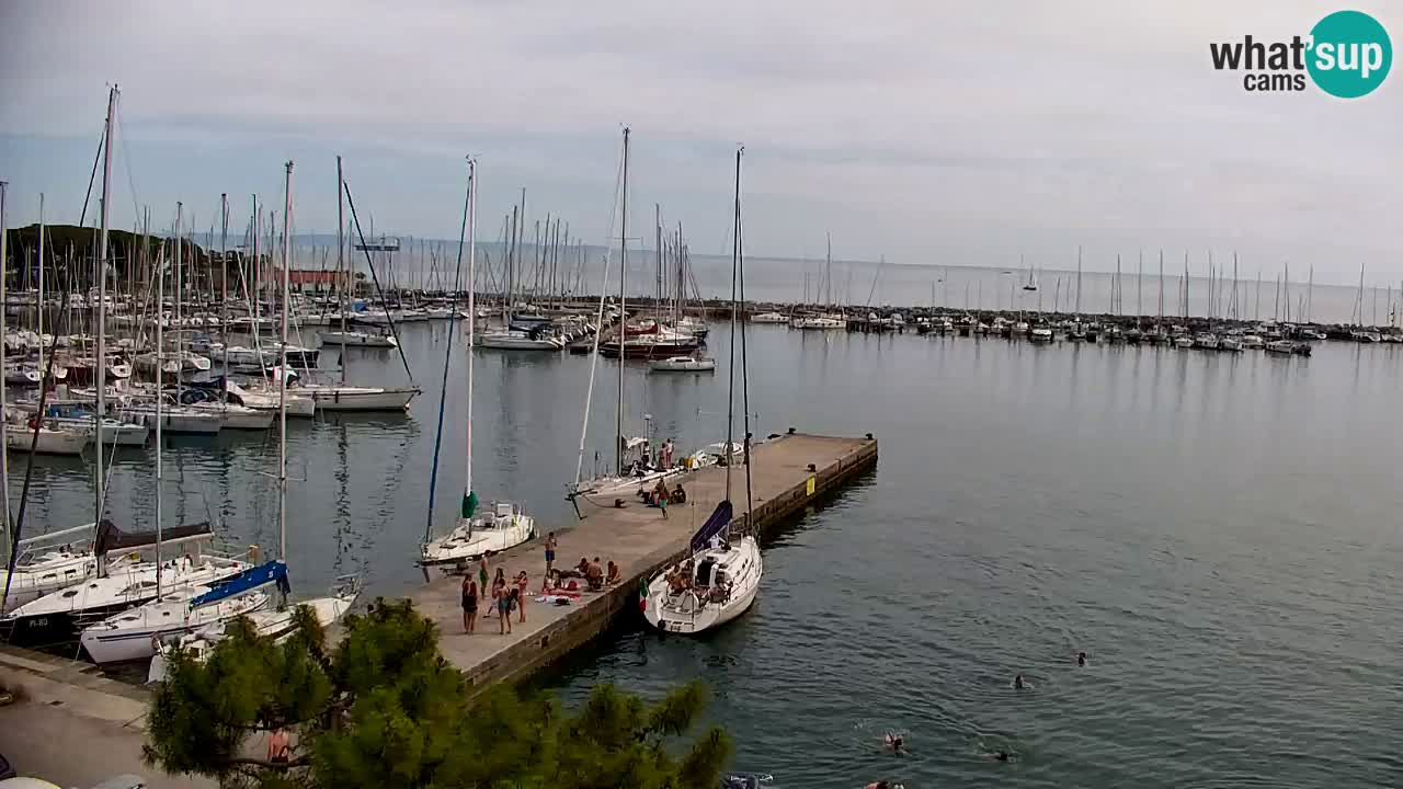 Webcam Sistiana – Blick auf Marina und Bucht