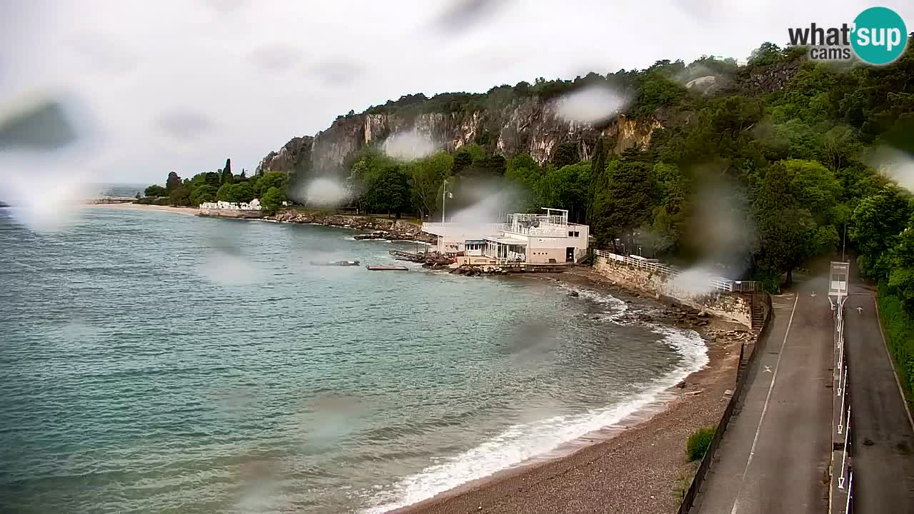 Webcam Sistiana – Vue sur la marina et la baie