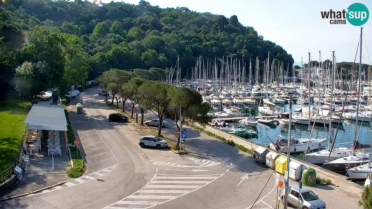 Webcam Sistiana – Vista sulla marina e sulla baia
