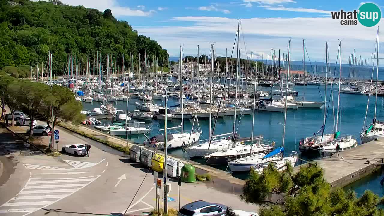 Webcam Sistiana – Vista sobre la marina y la bahía