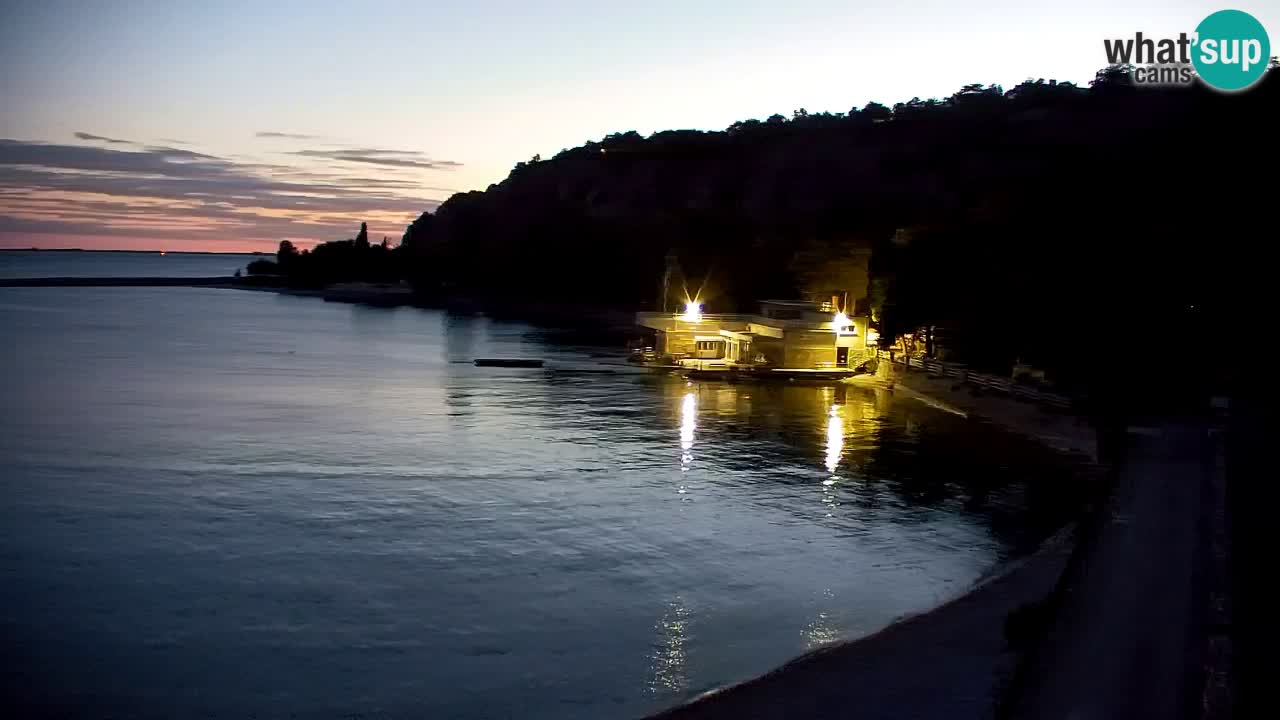 Webcam Sistiana – Vista sobre la marina y la bahía