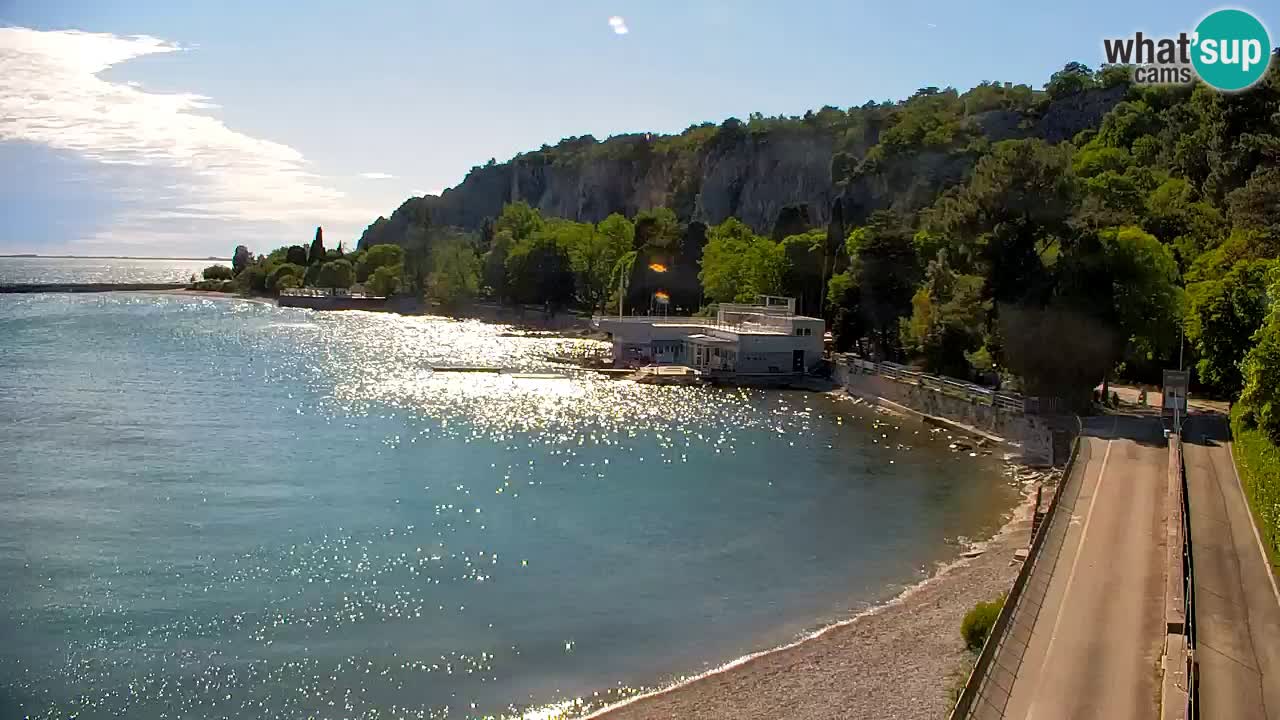 Webcam Sistiana – Vue sur la marina et la baie