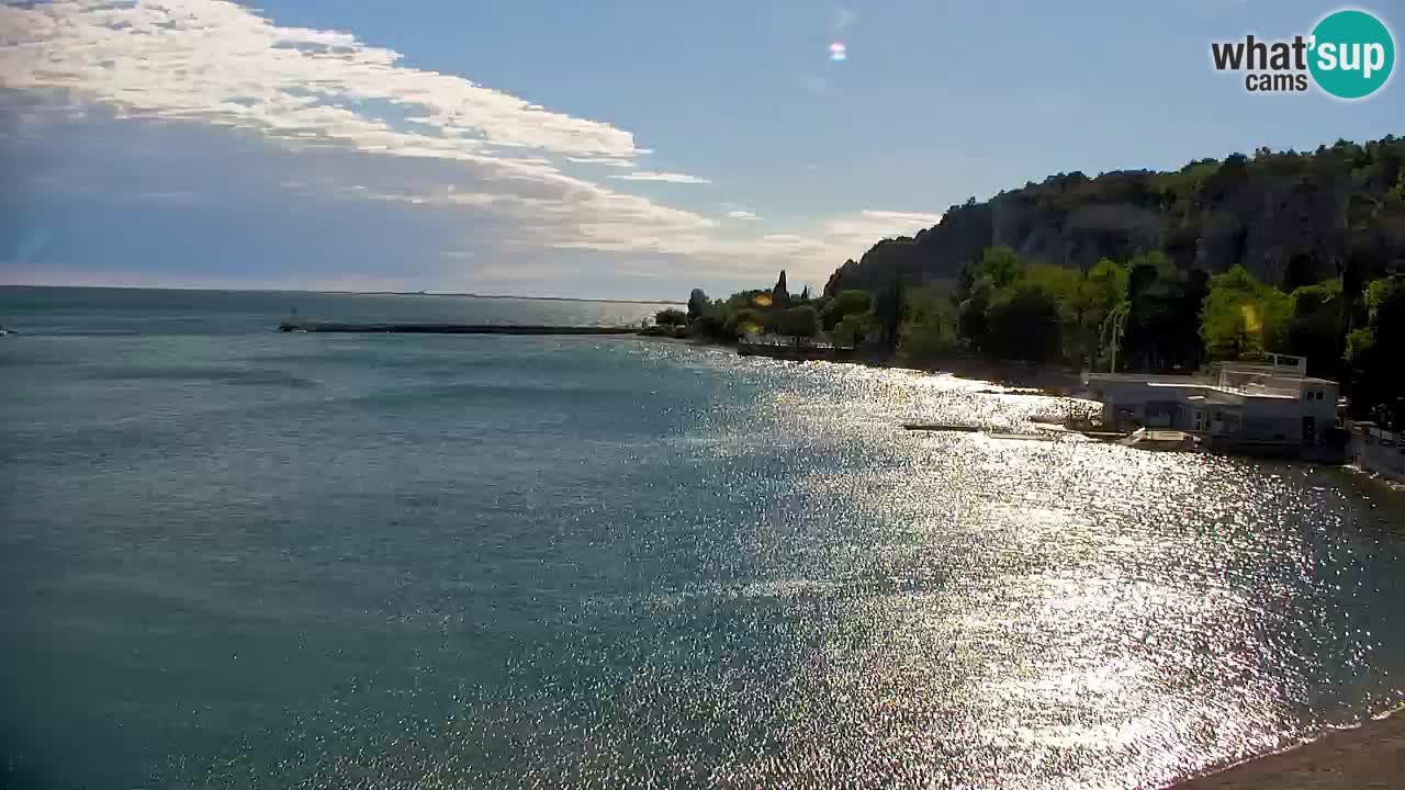 Webcam Sistiana – Vue sur la marina et la baie