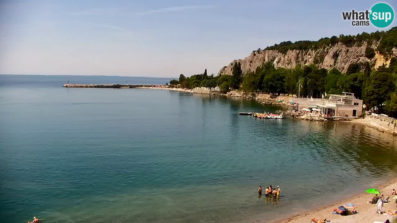 Webcam Sistiana – Blick auf Marina und Bucht
