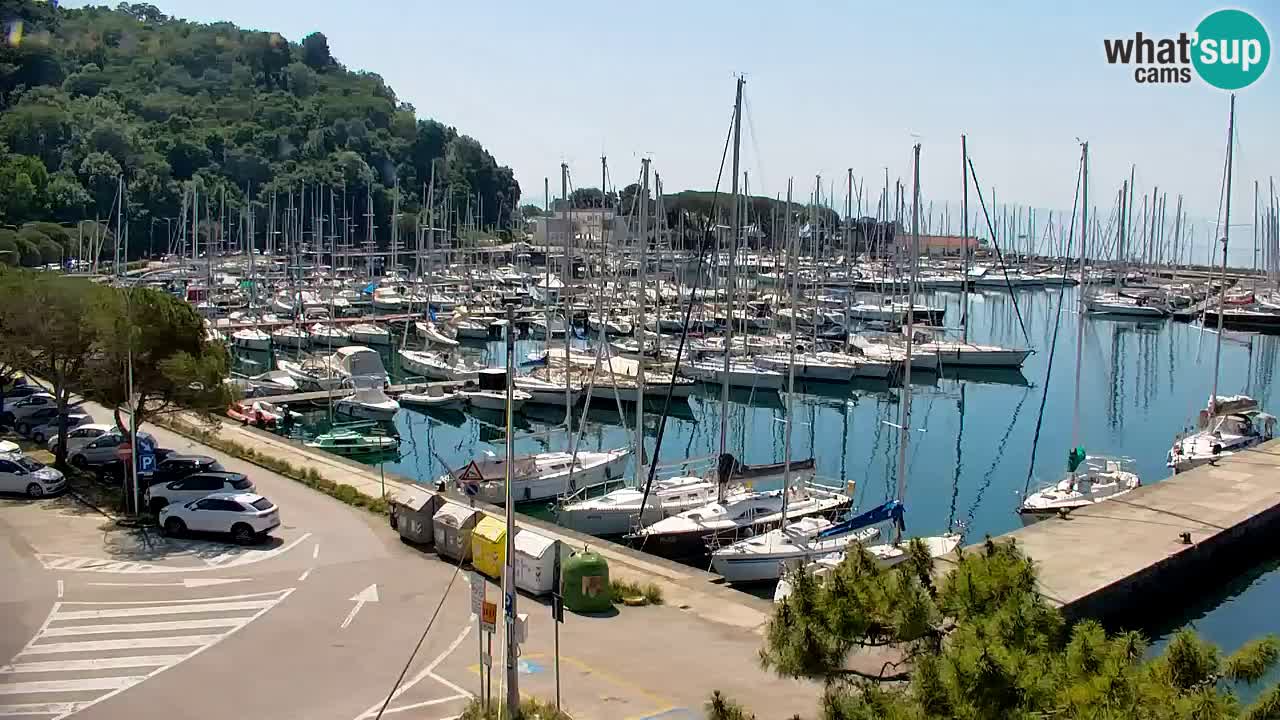 Webcam Sistiana – Vue sur la marina et la baie