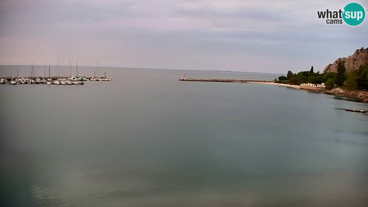 Webcam Sistiana – Blick auf Marina und Bucht