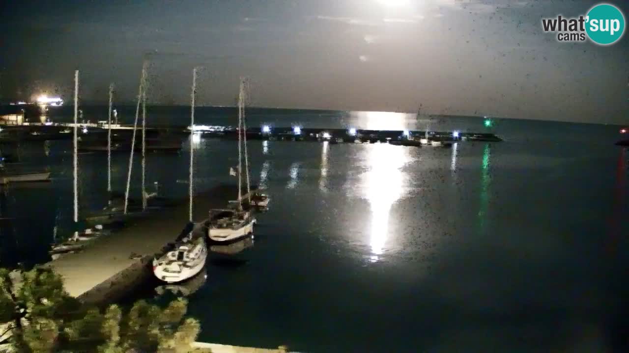Webcam Sistiana – Vista sobre la marina y la bahía