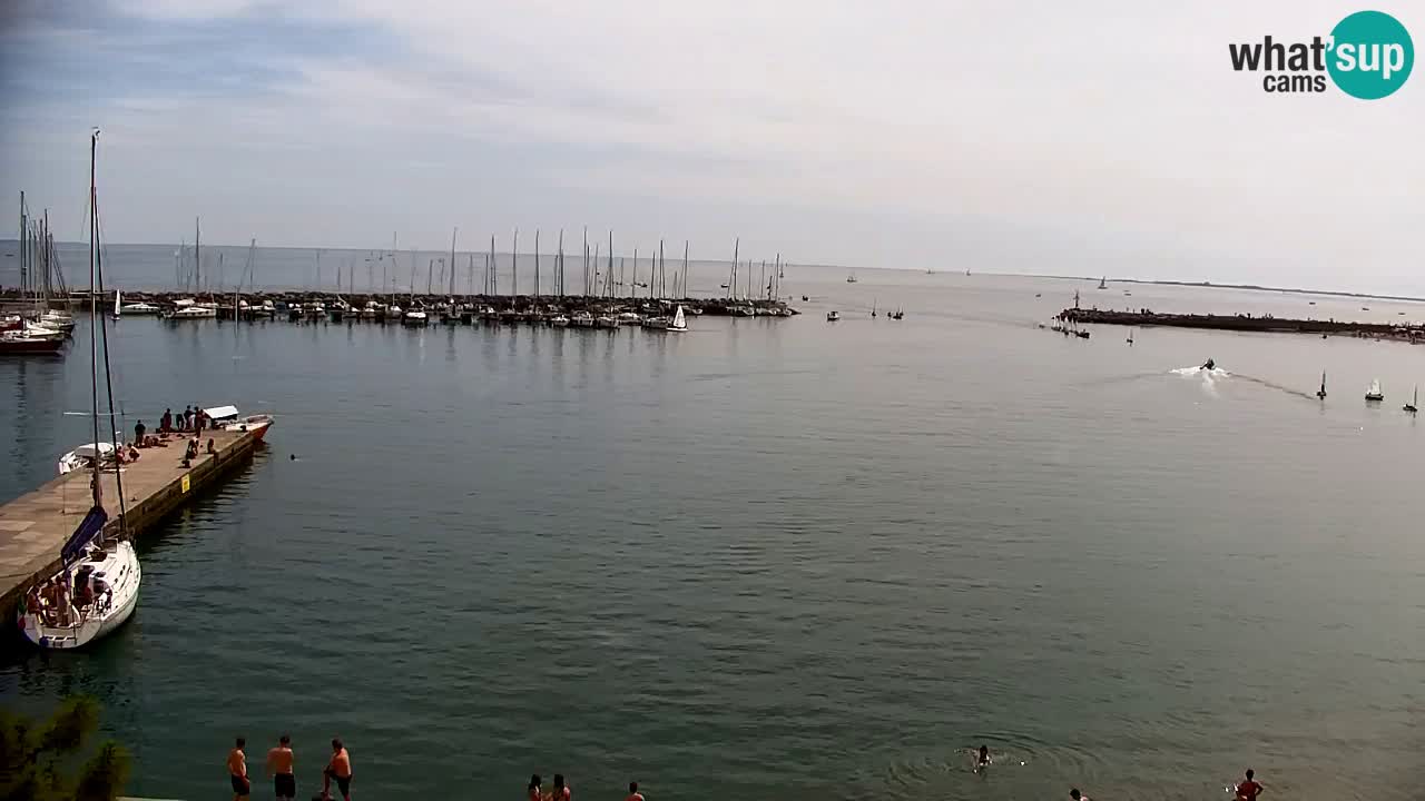 Webcam Sistiana – Vue sur la marina et la baie
