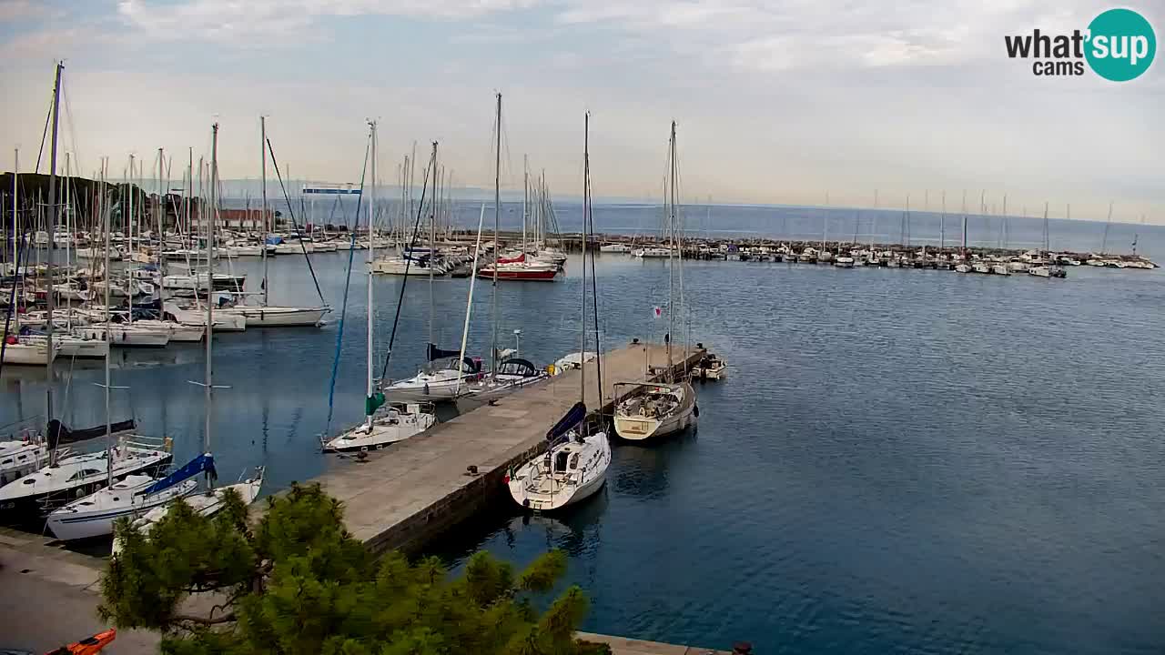Webcam Sistiana – Vista sulla marina e sulla baia