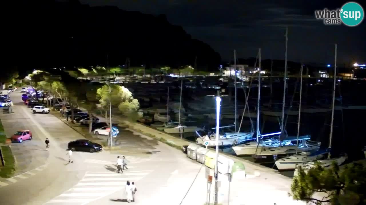 Webcam Sistiana – Vista sobre la marina y la bahía