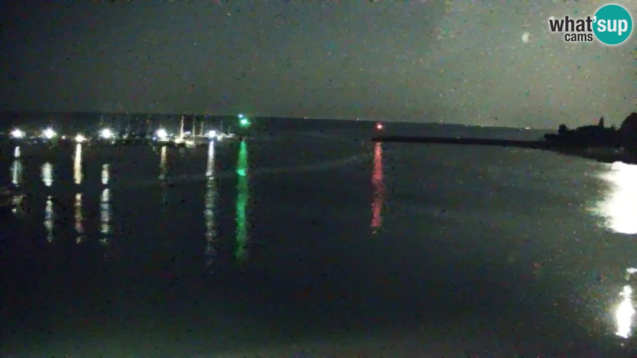 Spletna kamera Sesljan (Sistiana) – Pogled na marino in zaliv