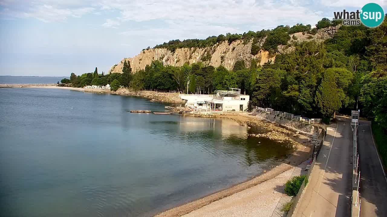 Webcam Sistiana – Pogled na marinu i zaljev