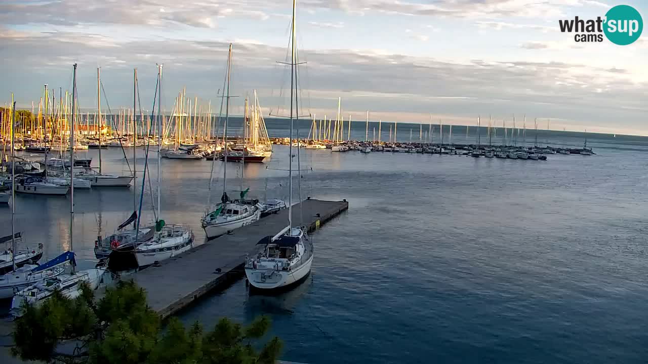Webcam Sistiana – Blick auf Marina und Bucht