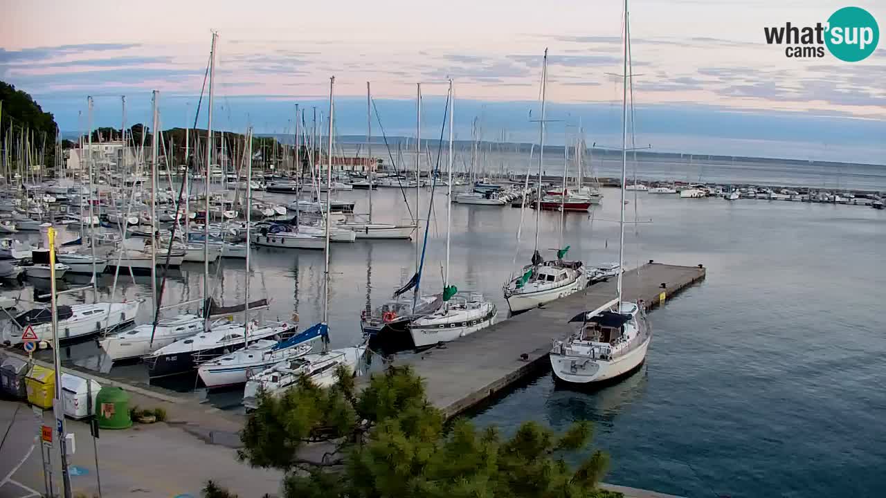 Webcam Sistiana – Vista sobre la marina y la bahía