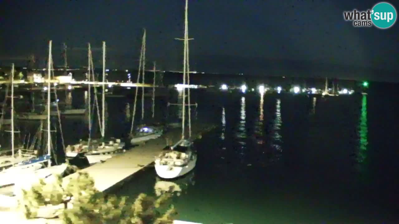 Webcam Sistiana – Pogled na marinu i zaljev